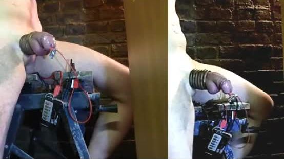 Big balls electrodes in my holes cbt cum estim